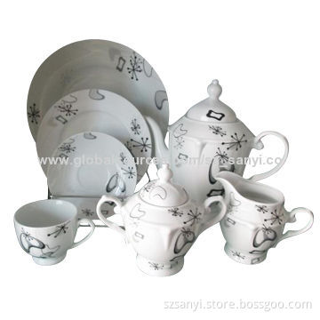 24-piece Dinnerware set with attractive decal